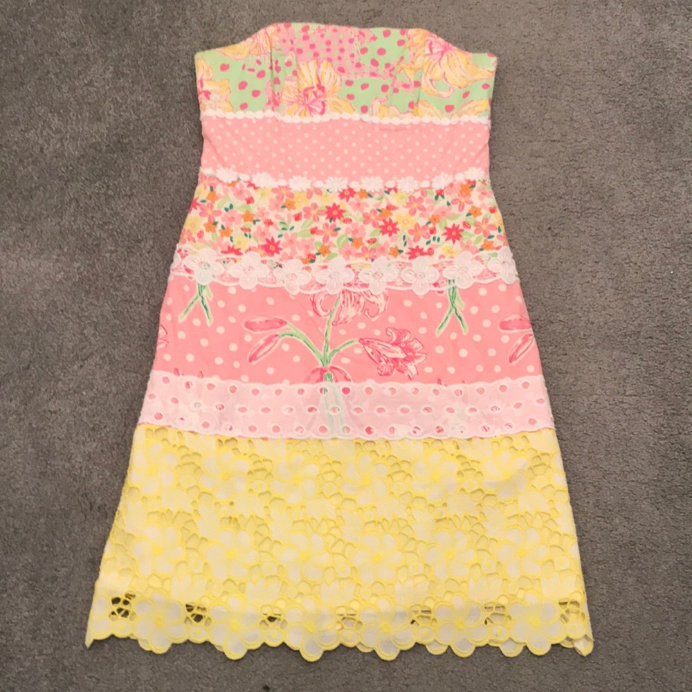 Lily Pulitzer strapless dress